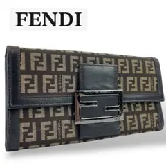 65【極美品】FENDI 二つ折り財布 長財布 - メルカリ