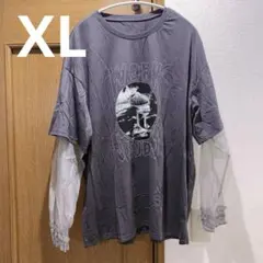【atom様専用】DAZY ロングTシャツ グレー レディース キノコ 韓国