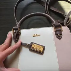 Clelia ショルダーバッグ ホワイト ピンクのサムネイル