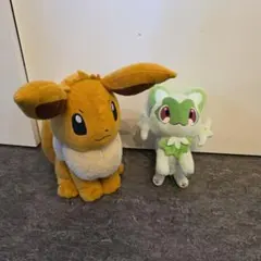 ポケモン イーブイとニャオハのぬいぐるみセット