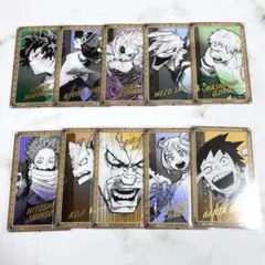 ヒロアカ展 箔押しクリアカードコレクション 10点