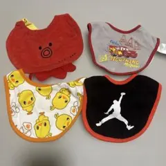 バースデイスタイ・よだれかけ4点セット まとめ売り