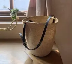 OUTERSUNSET 美品 Abaca アバカバスケットバッグ 辺見えみり - メルカリ