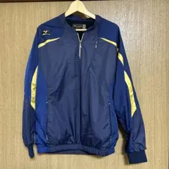 ミズノプロ サイズO ハーフジップ ウインドブレーカー ブレスサーモ　裏起毛