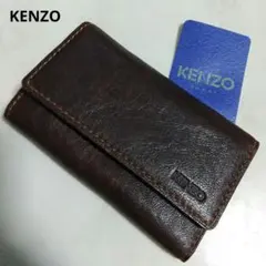 KENZO ケンゾー 中古美品 キーケース レザー 本革 シープスキン 日本製のサムネイル
