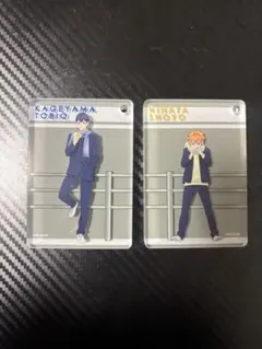 ハイキュー‼︎　はふはふ　立体マグネットキーホルダー　日向翔陽　影山飛雄