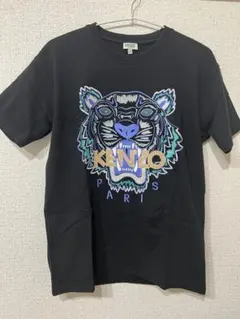 KENZO トラ刺繍 ブラック Tシャツ XS