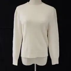 UNIQLO/ユニクロ カシミヤ クルーネックセーター 　M　オフホワイト系