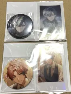 にじさんじ　小柳ロウ　赤城ウェン 誕生日　チェキ　缶バッジ