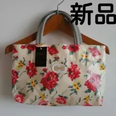 赤 トートバッグ