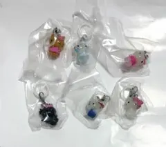 ハローキティ　めじるしアクセサリー　めじるしチャーム　コンプリートセット