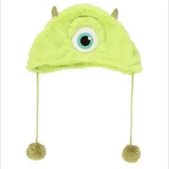 ディズニー モンスターズインク マイクワゾウスキー ファンキャップ 美品 冬