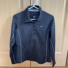 Nike Golf Dri-FIT 長袖ポロシャツ ダークグレー