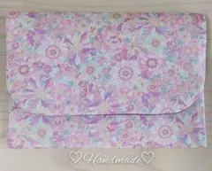 【大きいサイズ】御朱印帳ケース 御朱印帳入れ 御朱印帳袋 ポーチ 花柄ピンク