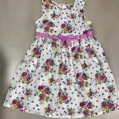 花柄ノースリーブワンピース 130cmのサムネイル