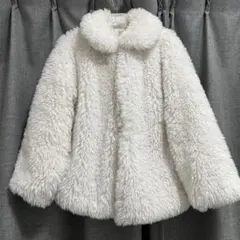 GRL グレイル　ファーコート　ボアジャケット　アウタークリーム　ホワイト