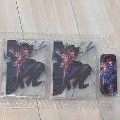 鬼滅の刃 KV WEBSHOPくじ B賞アクリルスタンドC賞ロング缶バッジ 獪岳