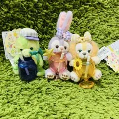 ダッフィーフレンズ テイスティサマーサプライズ ぬいぐるみストラップ　3点セット