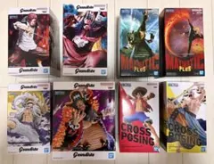 ワンピース フィギュア 8種 まとめ売り 四皇 ルフィ サンジ ゾロ