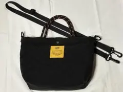 KiU キルティング ロープショルダーバッグ ブラックのサムネイル
