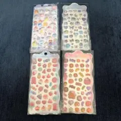 BONBONDROP 3Dキャラクターシール4セット