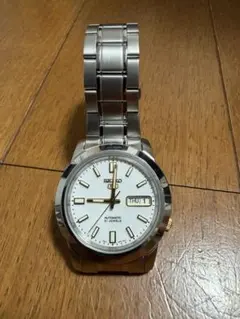 SEIKO5 7S26-02W0シルバー 自動巻き 腕時計