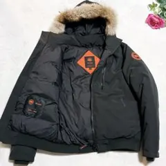 新品同様✨　限定品　カナダグース　ビームス ボーデンボンバージャケット　黒のサムネイル