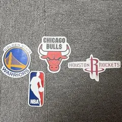 NBAロゴシール ウォリアズ/NBAロゴマン/シカゴブルズ ヒューストンロケッツ