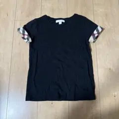 バーバリー★半袖袖チェックTシャツ 8Y 128cm