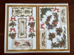 Mamelok デコパージュシート クリスマス プリント