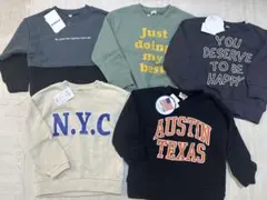 新品タグ付き　裏起毛トレーナーまとめ売り