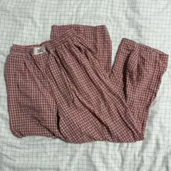 commongullproducts 赤と白のチェックパンツ