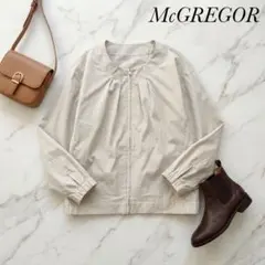 McGREGOR ジップアップ ブルゾン ノーカラー ベージュのサムネイル