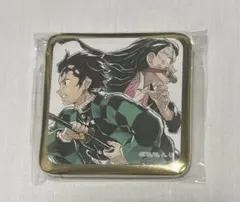 鬼滅の刃　シアターダイニング　お楽しみ　くじ　スクエア缶バッジ　炭治郎　禰豆子