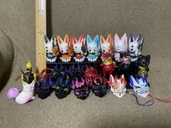 【集めてみました】 キツネ系　ガチャ　 フィギュア　ストラップ
