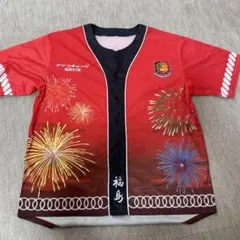 福島ユナイテッドFC 応援シャツ 花火柄