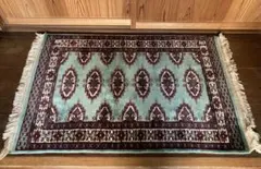 12/16まで　ヴィンテージ　パキスタン段通　絨毯　ラグ　玄関マット