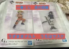 NARUTO 一番くじ 波の国編　アクリルスタンド　うずまきナルト　うちはサスケ