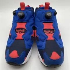 【超美品】 Reebok リーボックインスタポンプフューリー ブルー/レッド