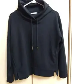 BAYFLOW　フード付き スウェット　ダンボールパーカー　黒　サイズS