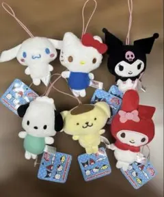 サンリオ マスコット ぬいぐるみ　プライズ品　クロミ　シナモロール　キティ　など