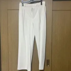 【美品】UNIQLO タックワイドパンツ ナチュラル WOMEN XL