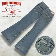 美品 トゥルーレリジョン JOEY フレア ブーツカット デニム y2k 00s