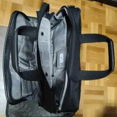 ace. ブラックビジネスバッグ ナイロン製