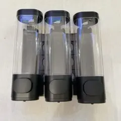 シャンプーボトル 3室シャンプー＆コンディショナーディスペンサー