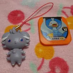 ニャスパーぺったんこマスコット ストラップポケモン+コアルヒー、トレッタ