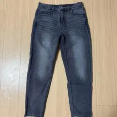 GAP ギャップ　ダークグレー デニムパンツ　ハイライズ