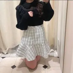 evelyn ツイードパールSK