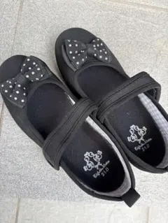 Elizabeth Note ブラックフォーマルシューズ 21.0