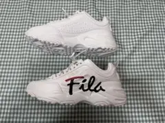 FILA ディストレイサースクリプト ホワイト スニーカーのサムネイル